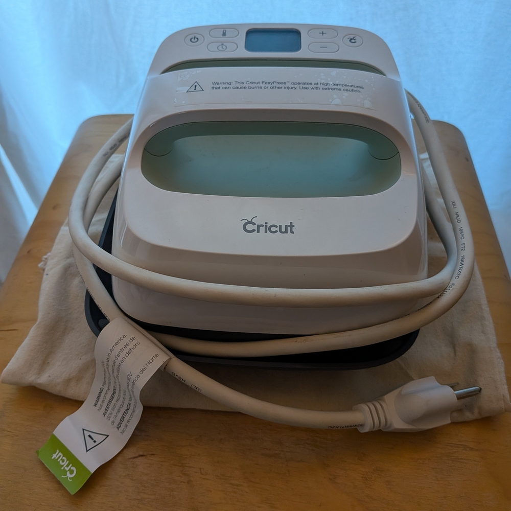 Cricut Heat Press Machine in White
